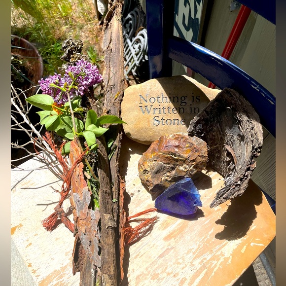 Gorgeous Nature Natural Wooden Bead Necklace Collection w Pearls, Abalone, Jute - Picture 6 of 12